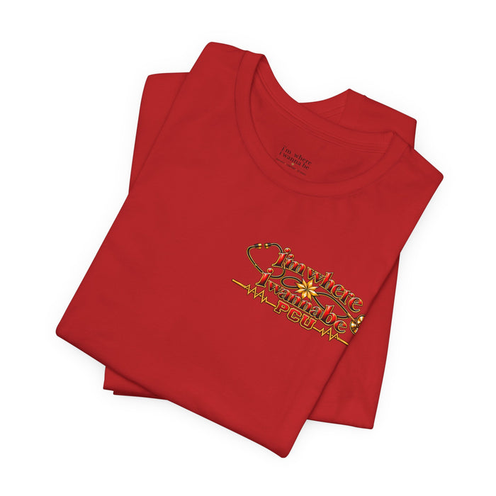 Nurse's PCU 'I'm Where I Wanna Be' Minimalist Tee