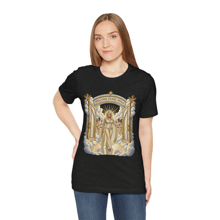 Dolly Parton Welcome Home Tee — Vintage Angelic Portrait T-Shirt