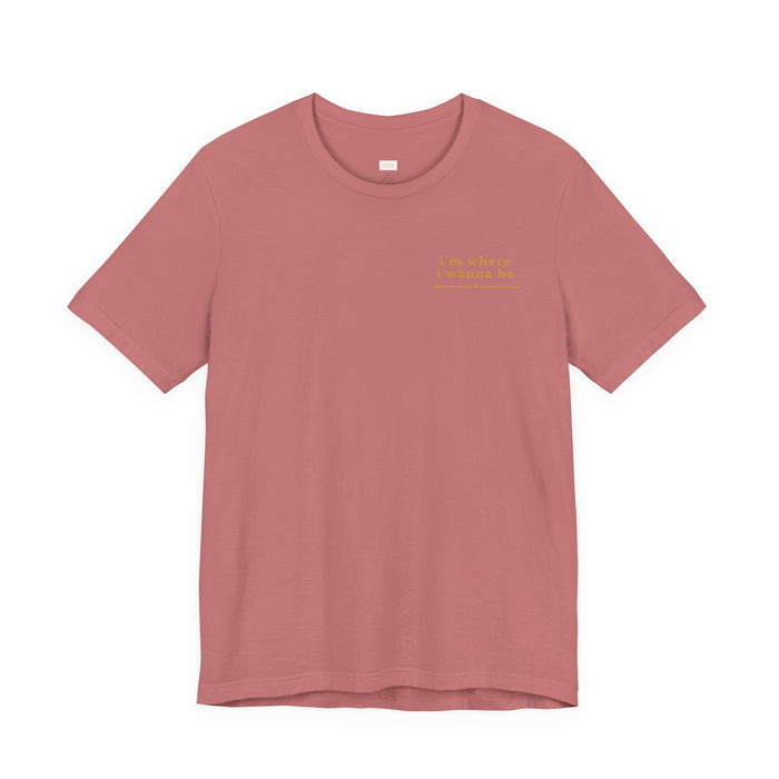 Game Day Tailgate T-Shirt — “I’m Where I Wanna Be When It’s Game Day” Sports Fan Tee