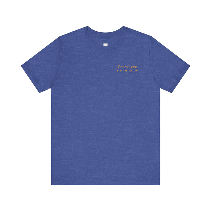 Father & Son Fishing Tee - “I’m Where I Wanna Be When I’m With My Son” Cotton T-Shirt