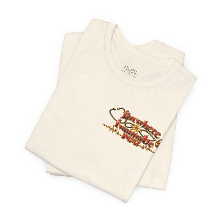 Nurse's PCU 'I'm Where I Wanna Be' Minimalist Tee