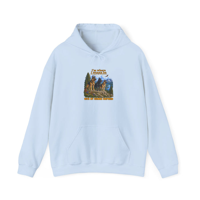 Hoodie - 'I’m Where I Belong' Mountain Bear Forest Graphic Hoodie