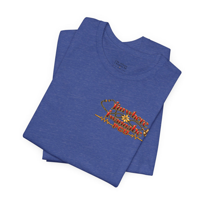 Nurse's PCU 'I'm Where I Wanna Be' Minimalist Tee