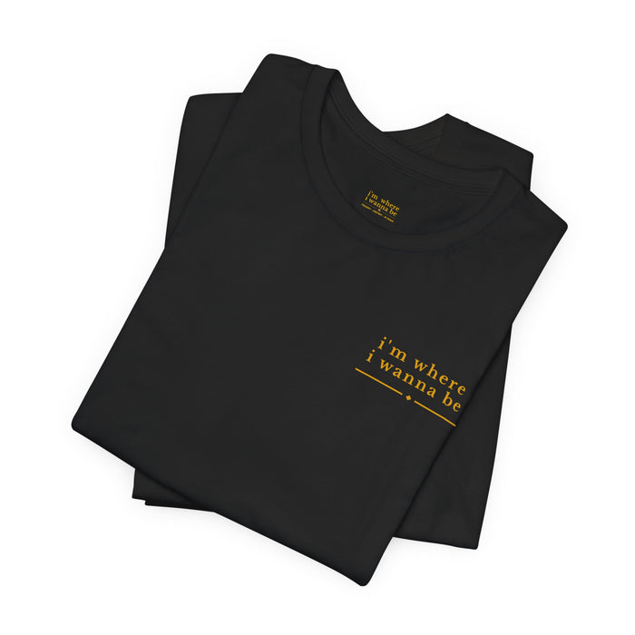Tennis T‑Shirt — "I'm Where I Wanna Be When I'm On the Courts" Graphic Tee