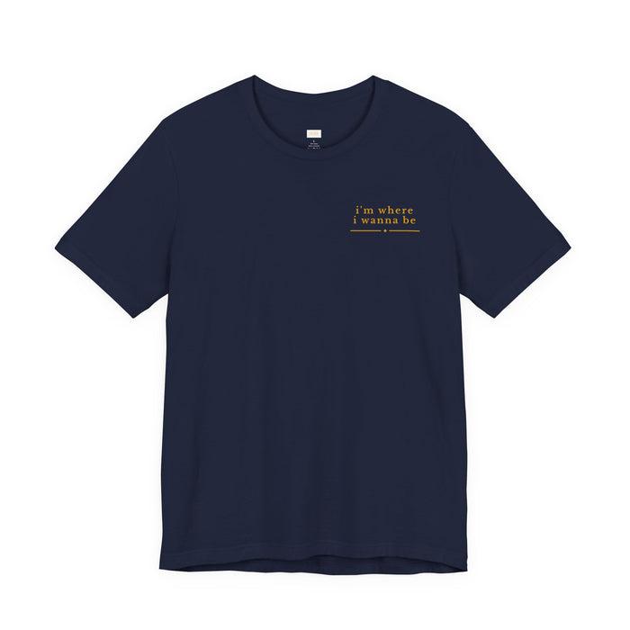Bulldog Landscape Tee — “I’m Where I Wanna Be When I’m With My Bulldog”