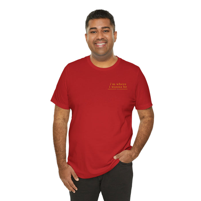 Family Tee — “I’m Where I Wanna Be When I’m With My Family” Sunset Graphic T-Shirt