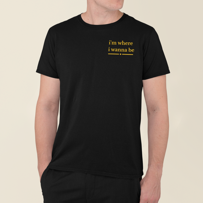 Golf Graphic Tee — "I’m Where I Wanna Be When I’m On The Fairway"