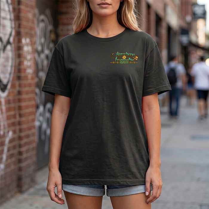 Nurse's CCU 'I'm Where I Wanna Be' Minimalist Tee
