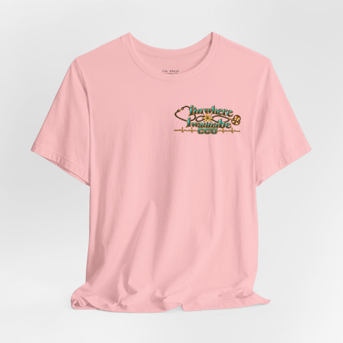 Nurse's CCU 'I'm Where I Wanna Be' Minimalist Tee