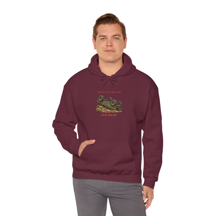 Jeep Flip Graphic Hoodie – "Where I Went, Wheels Go" Off‑Road Truck Sweatshirt