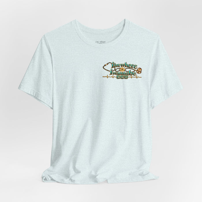 Nurse's CCU 'I'm Where I Wanna Be' Minimalist Tee