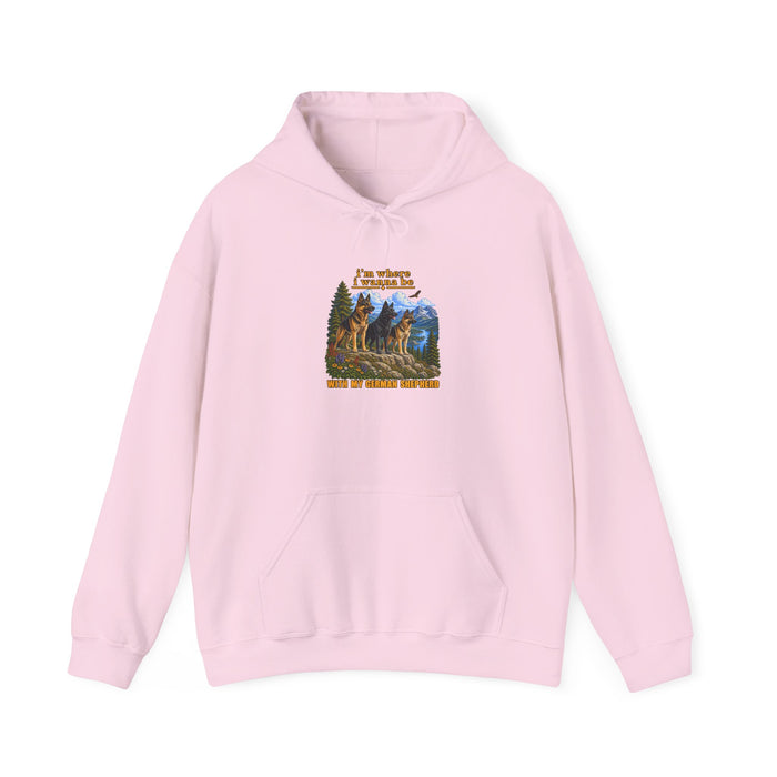 Hoodie - 'I’m Where I Belong' Mountain Bear Forest Graphic Hoodie