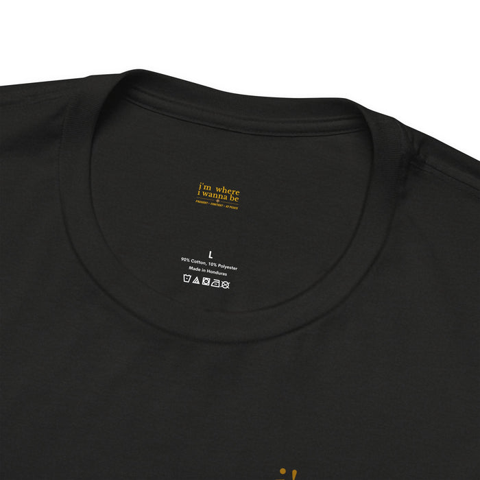 "I'm Where I Wanna Be" Minimalist New York Tee