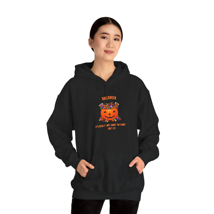 Hoodie — Halloween Pumpkin "It's Freaky, But Have No Fear" Cozy Halloween Sweatshirt