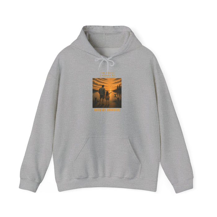 Hoodie: 'I’ll Always Be With My Daughter' Sunset Silhouette Pullover