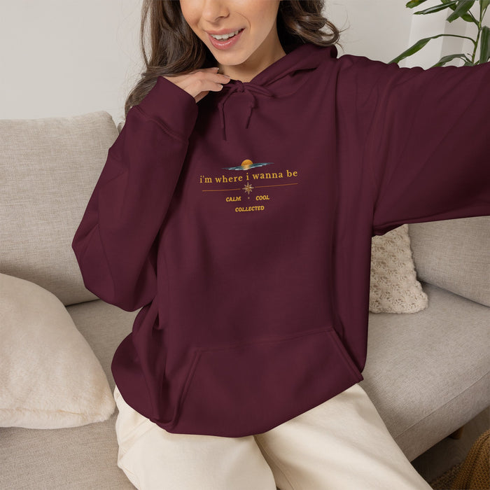Hoodie — 'Do What You Love' Minimal Sunrise Graphic Hooded Sweatshirt